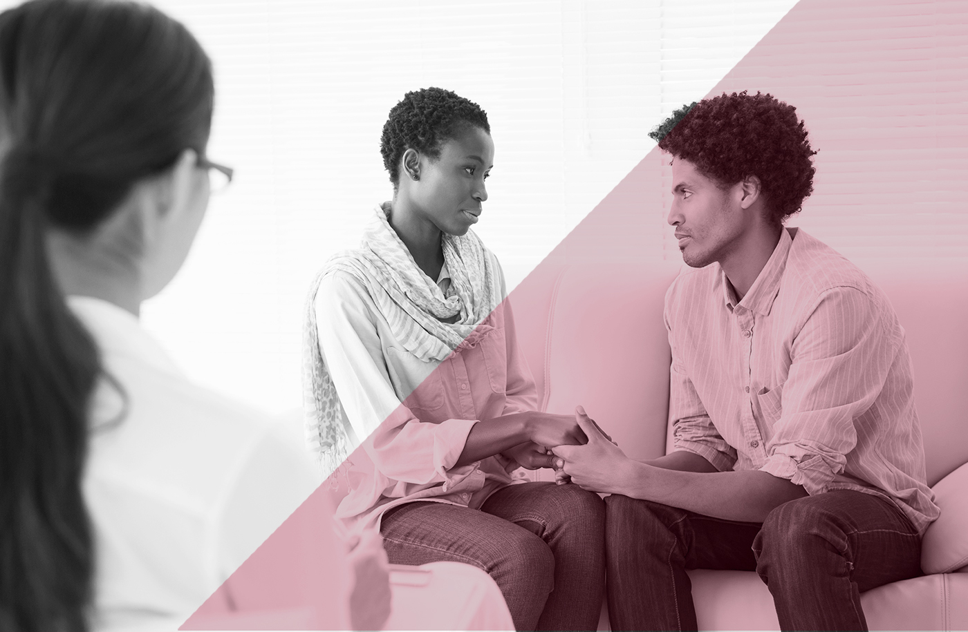 Young couple in a therapy session